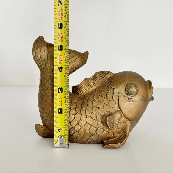 Gold Fish Figurines | Vintage-Inspired Home Decor Accents - Picture 9 of 12